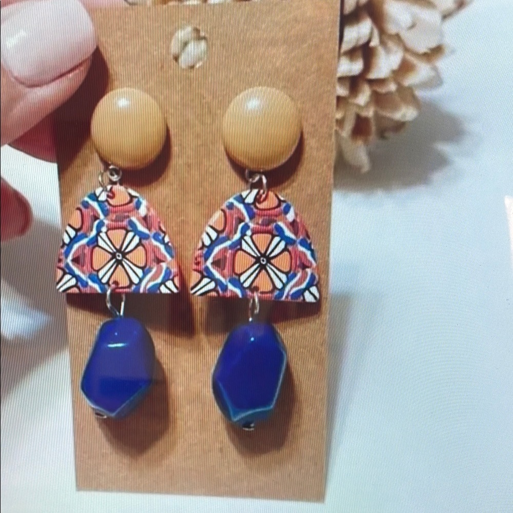 Colorful Geometric Earrings